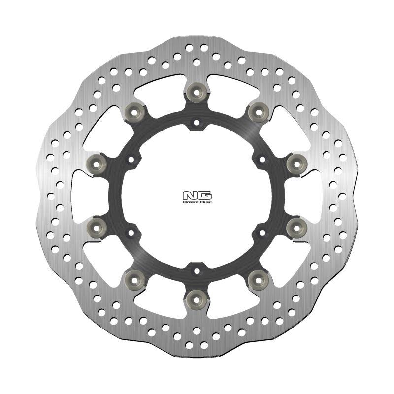 NG přední brzdový kotouč HUSABERG FS 570 10-11, FS 450 03-08, FS 450 18-19, FSE 450/630C 05-08, KTM SMR 450 04-14, SMR 525 05-07, SMR 560 06-08 (310X127X5mm) (6X6,25mm) WAVE (prostředek hliníkový)