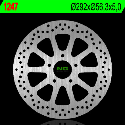 NG brzdový kotouč zadní HARLEY DAVIDSON 750/883/1200/1340/1450/1584/1690 (292X56,3X5) (5X10,5mm)