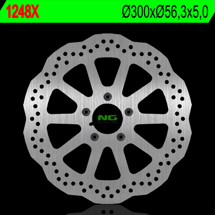 NG přední brzdový kotouč HARLEY DAVIDSON 883/1200/1450/1584/1690/1800 (300X56,3X5) (5X8,5mm) WAVE