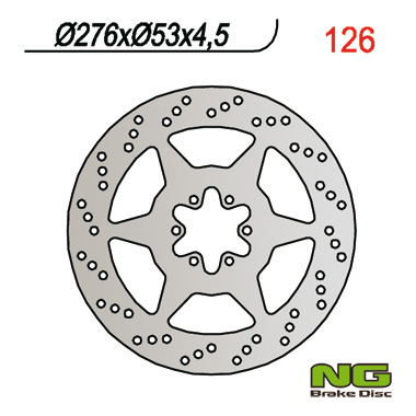 Brake disc NG brakes NG126