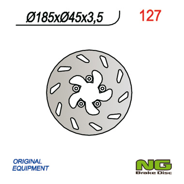 Brake disc NG brakes NG127