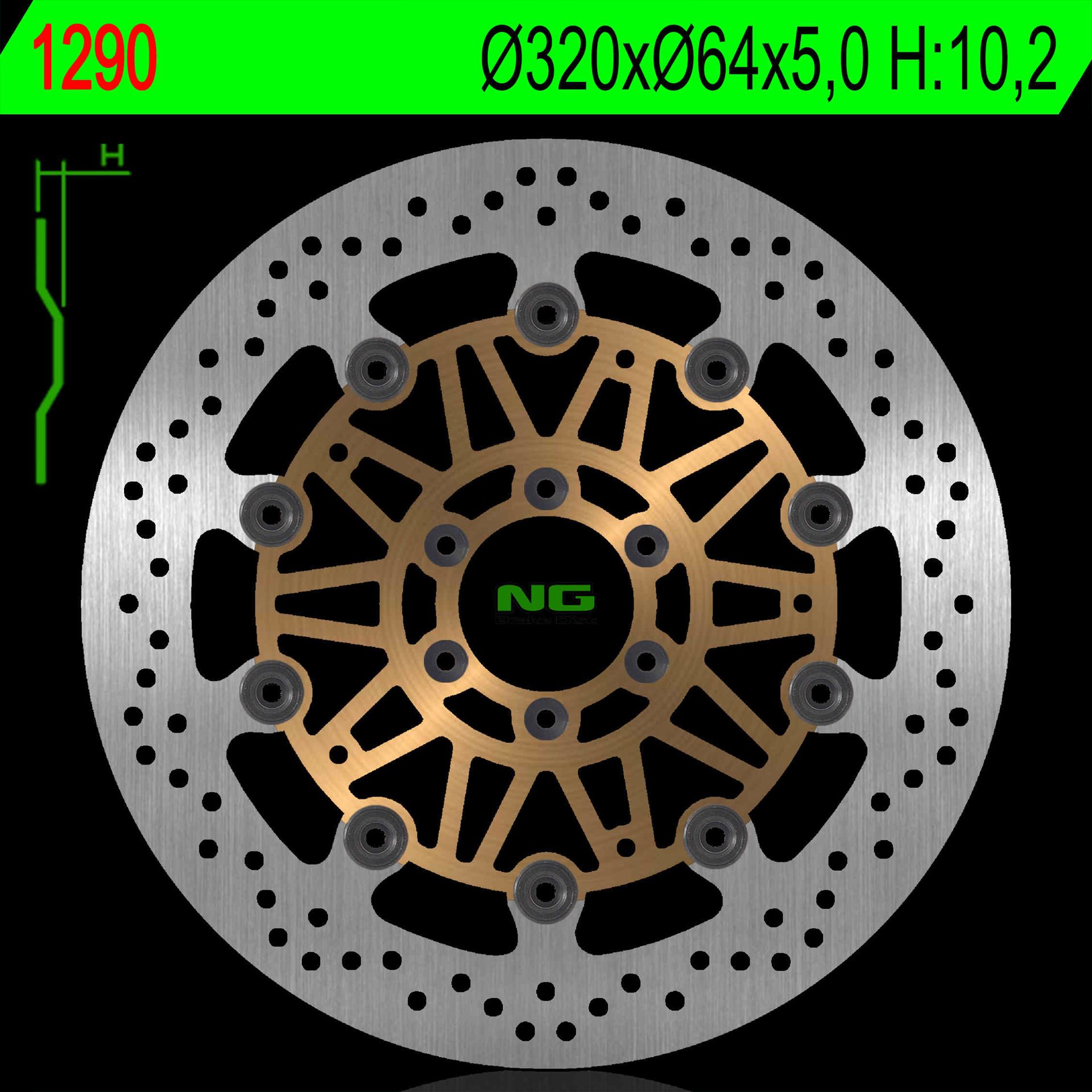 Brake disc NG brakes NG1290
