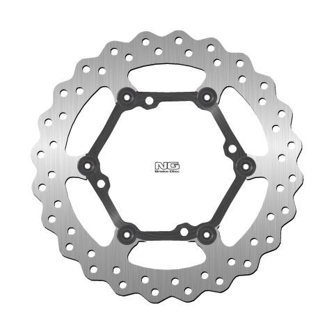 NG přední brzdový kotouč SHERCO RALLY/SCF/SE 125/250/300/450 12-19 (270X120X3mm) (4X10,5mm) WAVE plovoucí