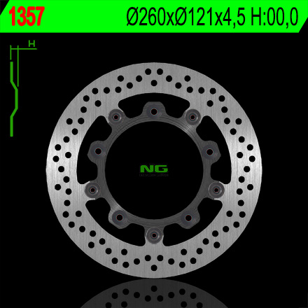 Brake disc NG brakes NG1357