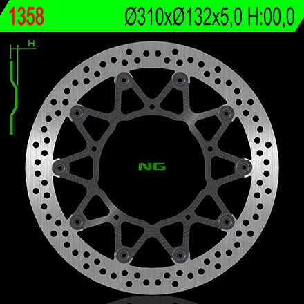 Brake disc NG brakes NG1358