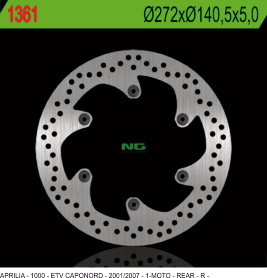 Brake disc NG brakes NG1361