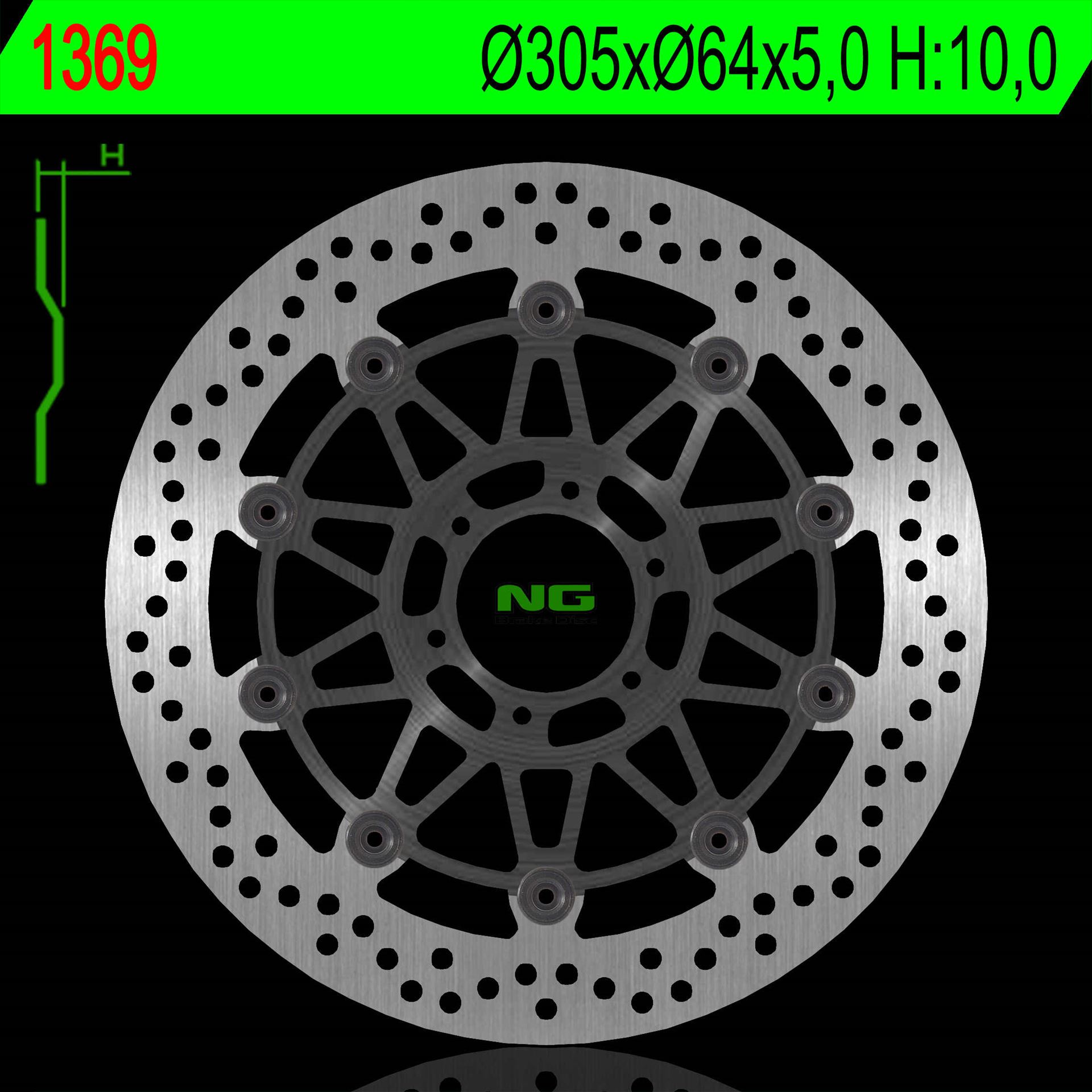 Brake disc NG brakes NG1369
