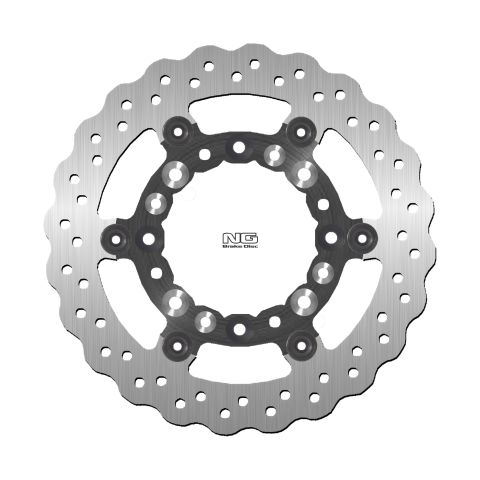 NG přední brzdový kotouč KAWASAKI KDX 125 90-03, KLX 250 09-14, KLX 650 93-14 ( 250X100X3mm) (4 otvory) WAVE plovoucí