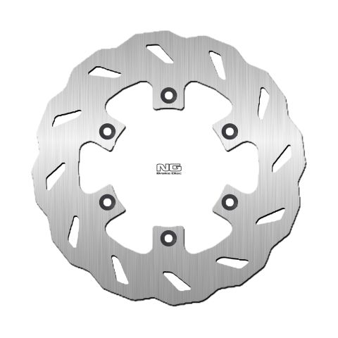 NG brzdový kotouč zadní KAWASAKI KDX 200/250 89-96, KLX 650 96-14, KX 125/250/500 86-04 (220X100X4,5mm) (6X6,5mm) WAVE