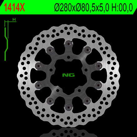 Brake disc NG brakes NG1414X