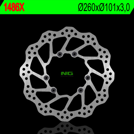 NG přední brzdový kotouč HONDA CRF 250/450R 15-22 (260X101X3) (6X6,5mm) WAVE