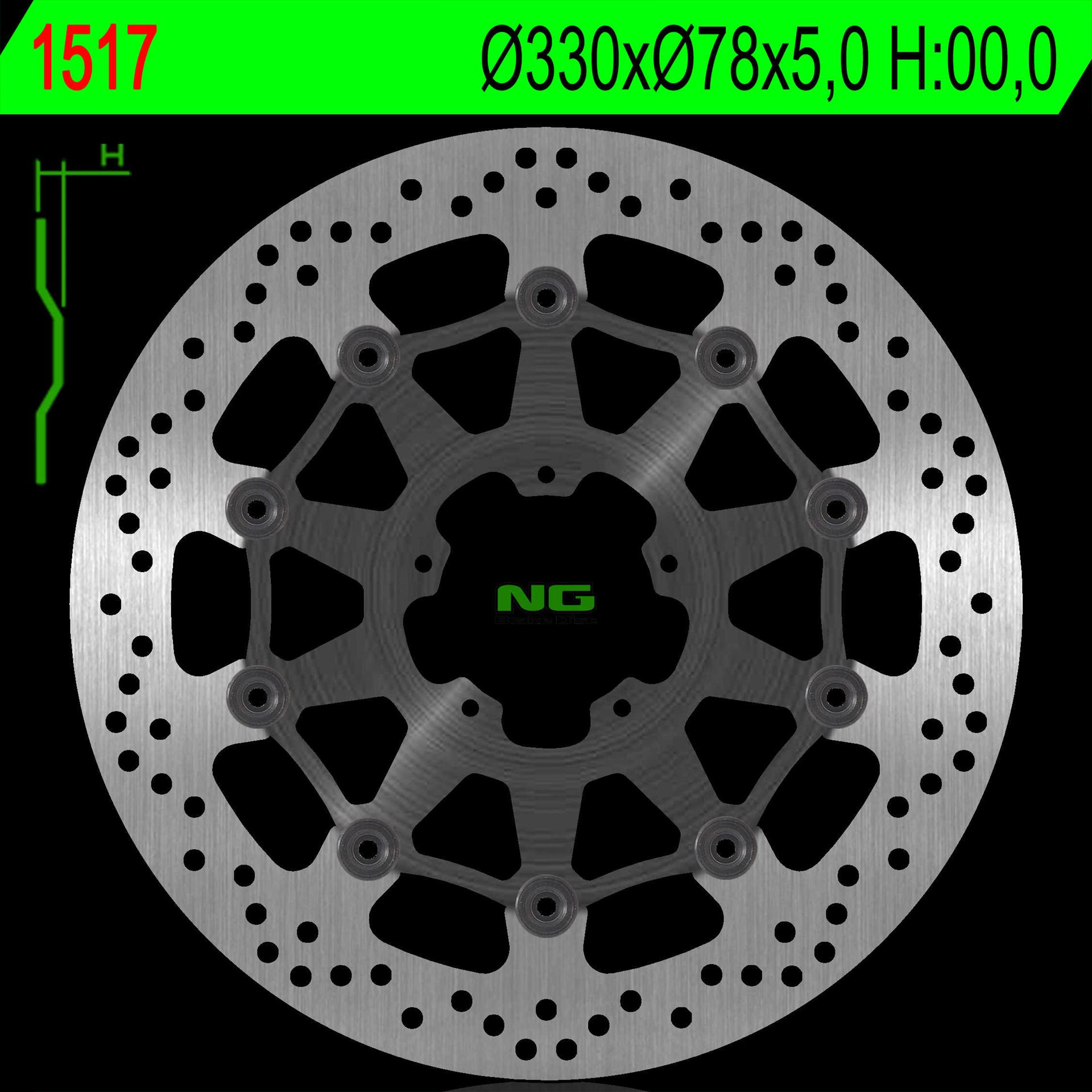 Brzdový kotouč NG Brakes NG1517