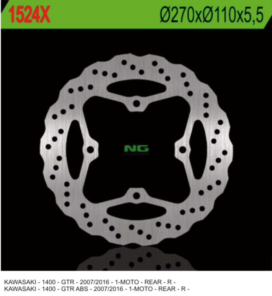 Brake disc NG brakes NG1524X