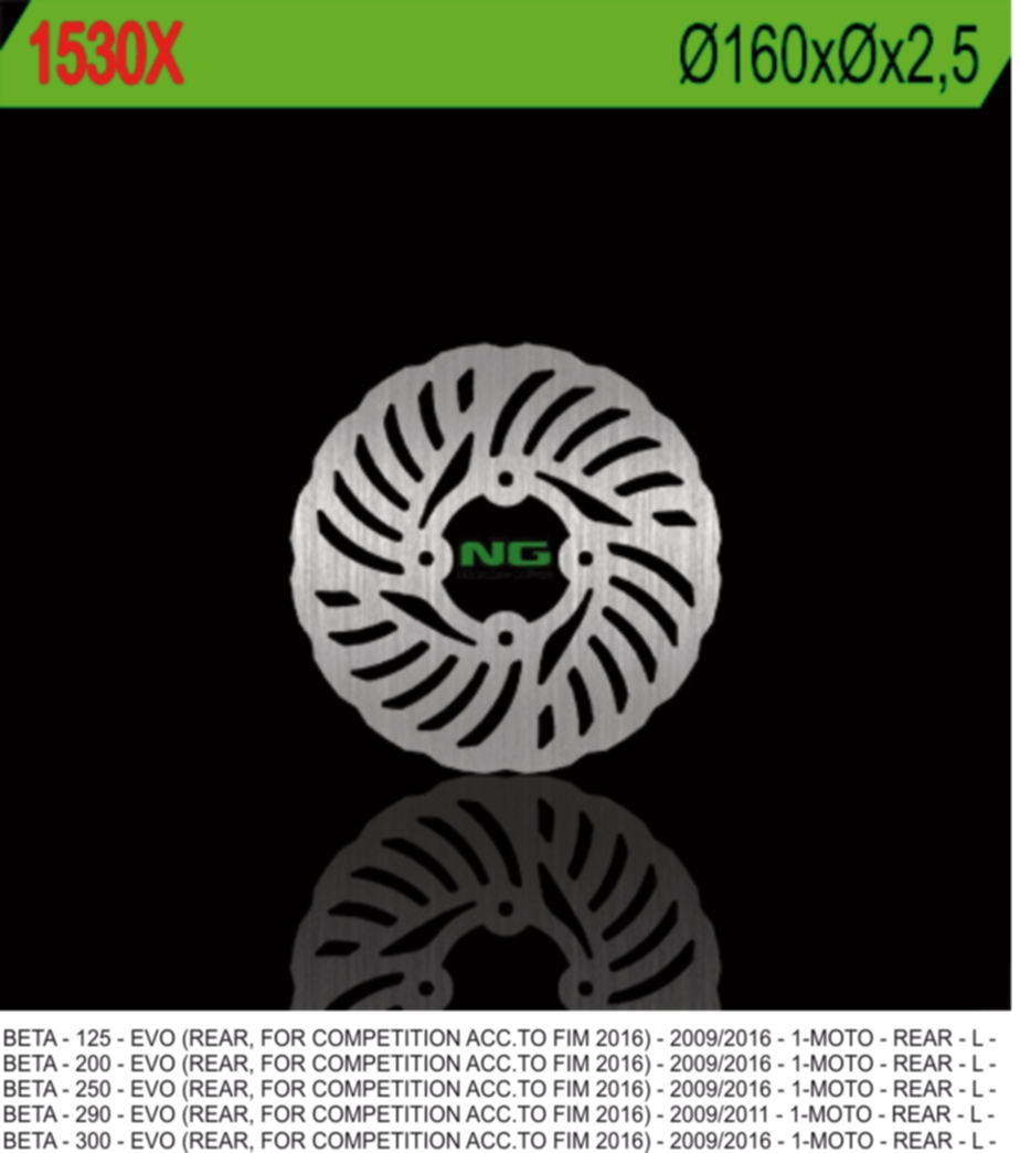 Brake disc NG brakes NG1530X