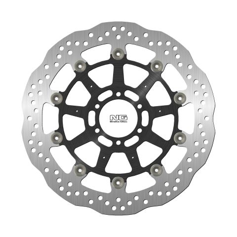 NG přední brzdový kotouč BMW S 1000R/RR 13-20, HP4 12-17, S1000XR 17-19 (320X64X5,0mm) (6X8,5mm) WAVE plovoucí (prostředek hliníkový)