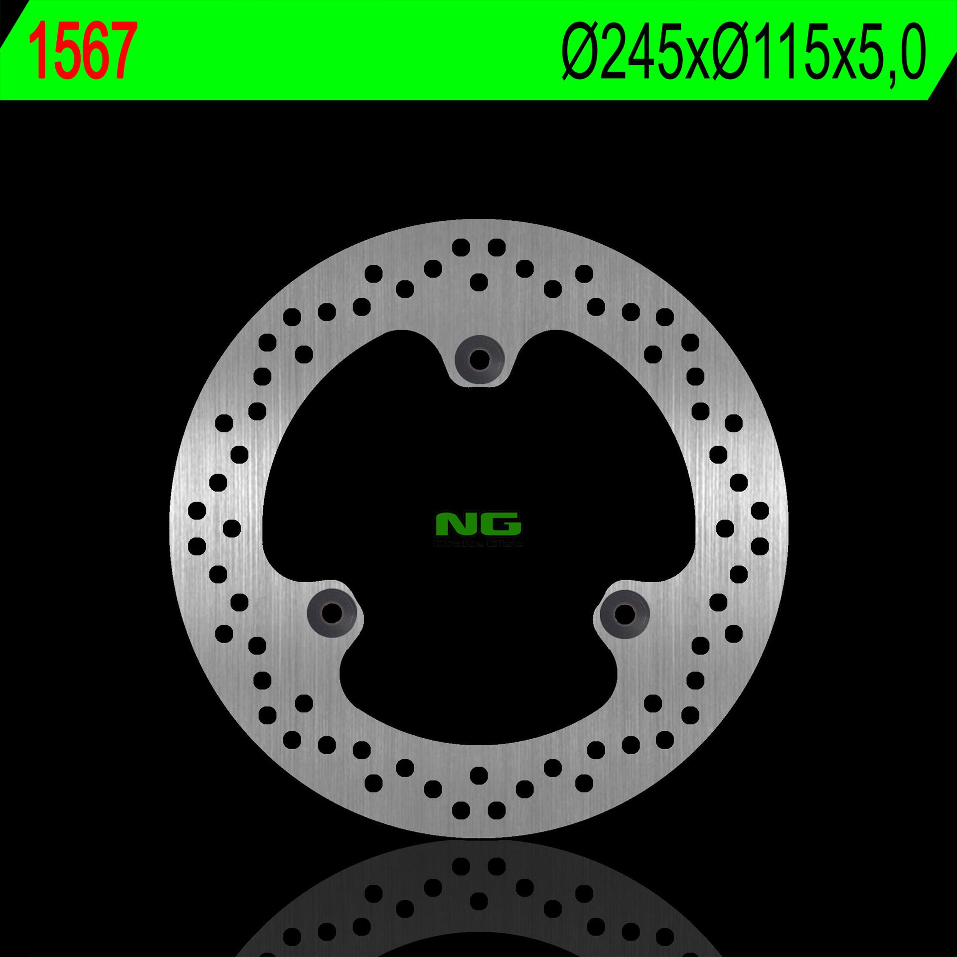 Brake disc rearNG NG1567