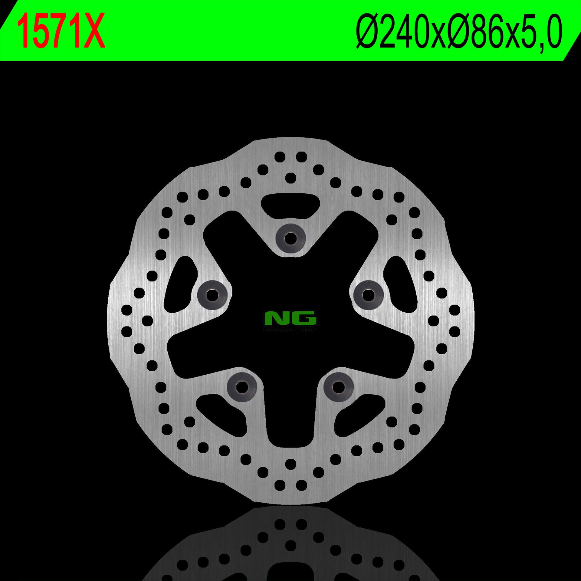 Brake disc rearNG NG1571X