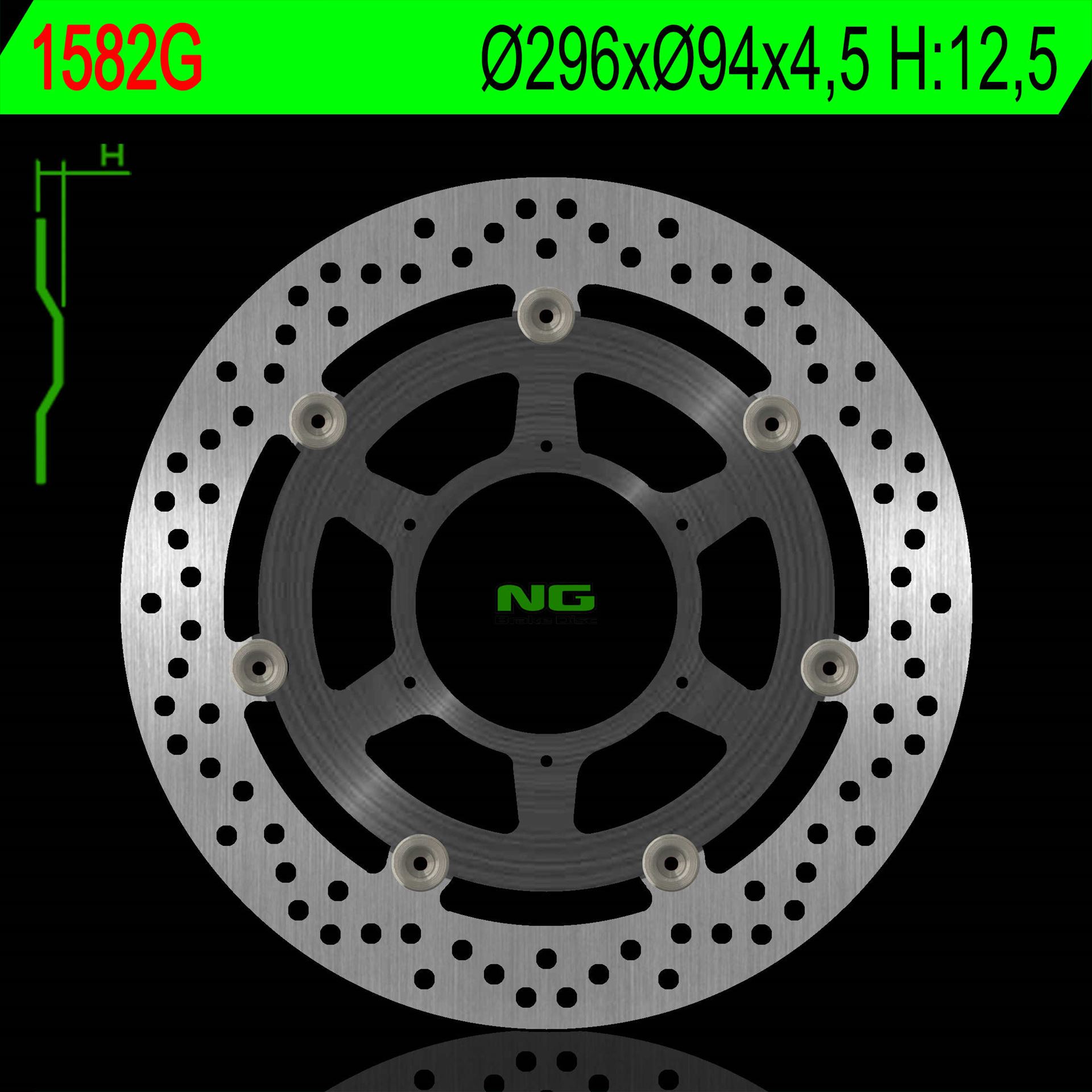 Brake disc NG brakes NG1582G