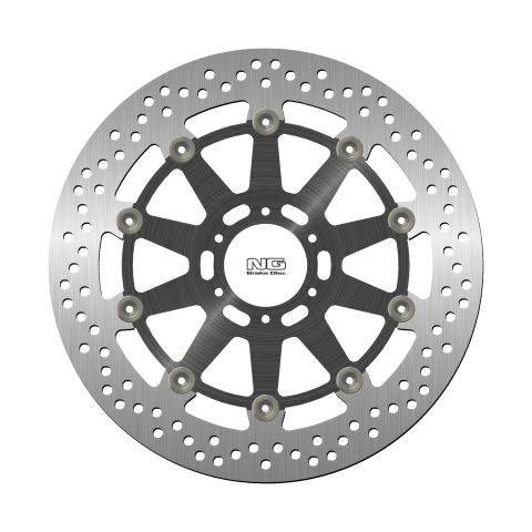 NG přední brzdový kotouč APRILIA DROSODURO 900/TUONO660 17-21, MOTO GUZZI V7 17-20 (320X64X4,5mm) (6X8,5mm) plovoucí (prostředek hliníkový)