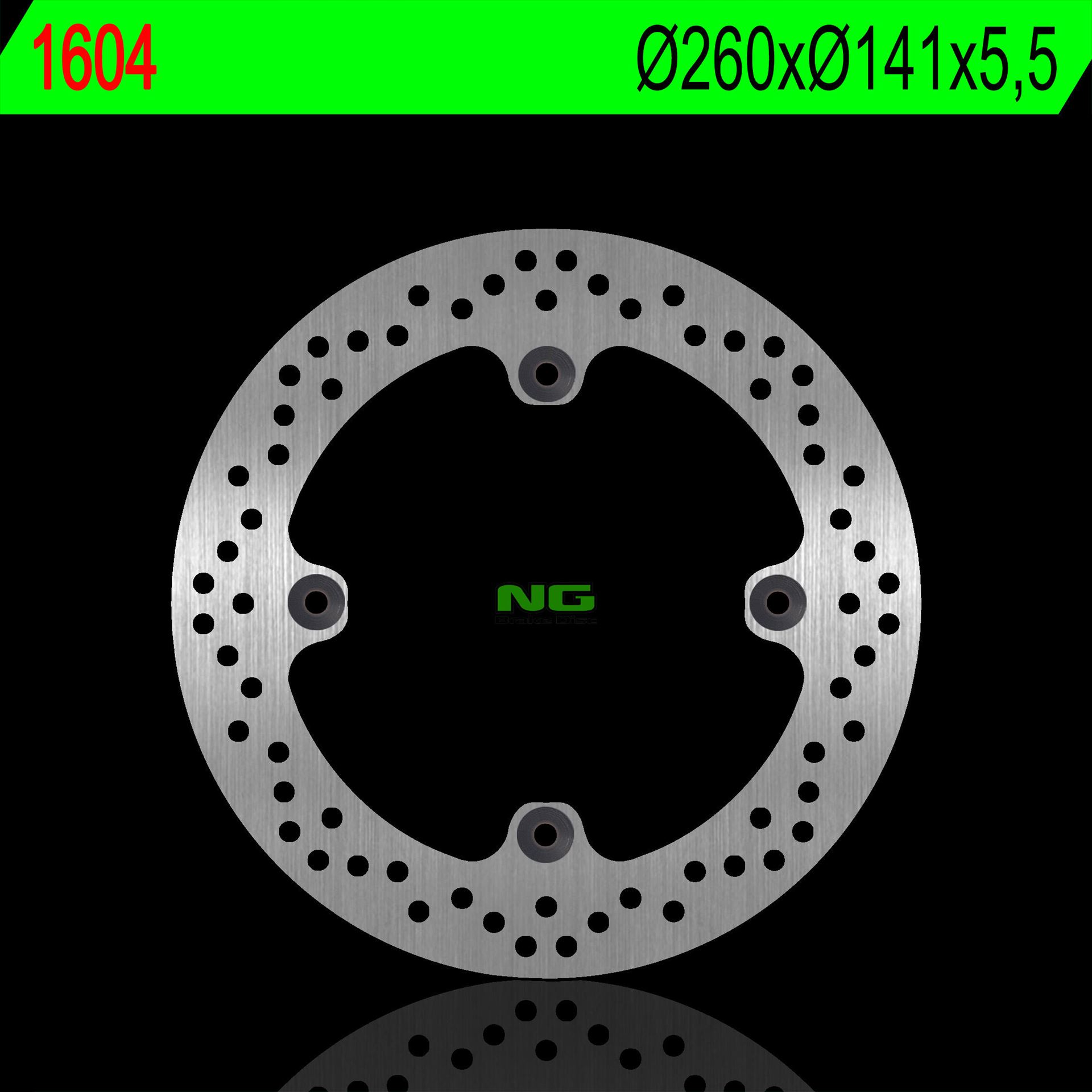 Brake disc rearNG NG1604