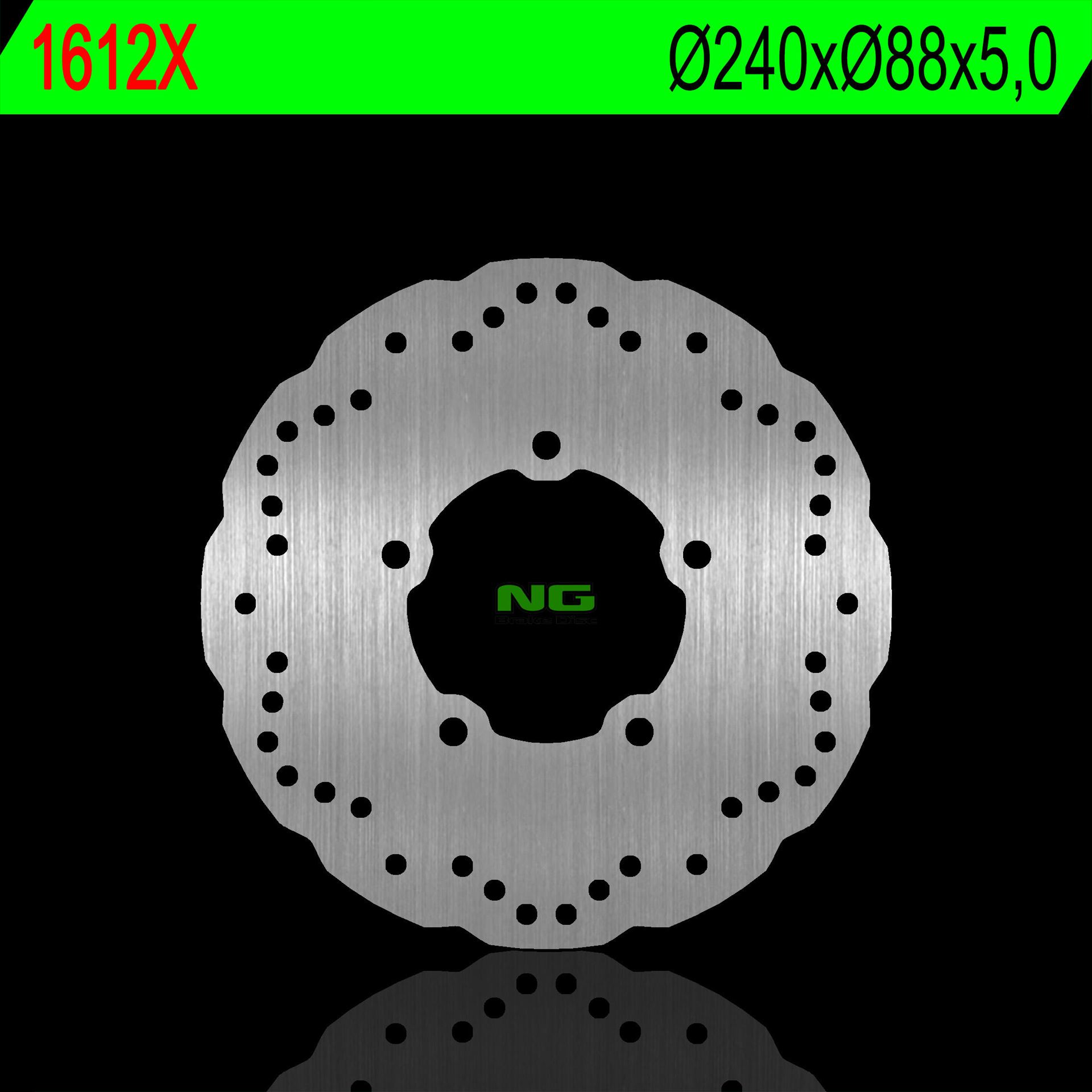 Brake disc rearNG NG1612X