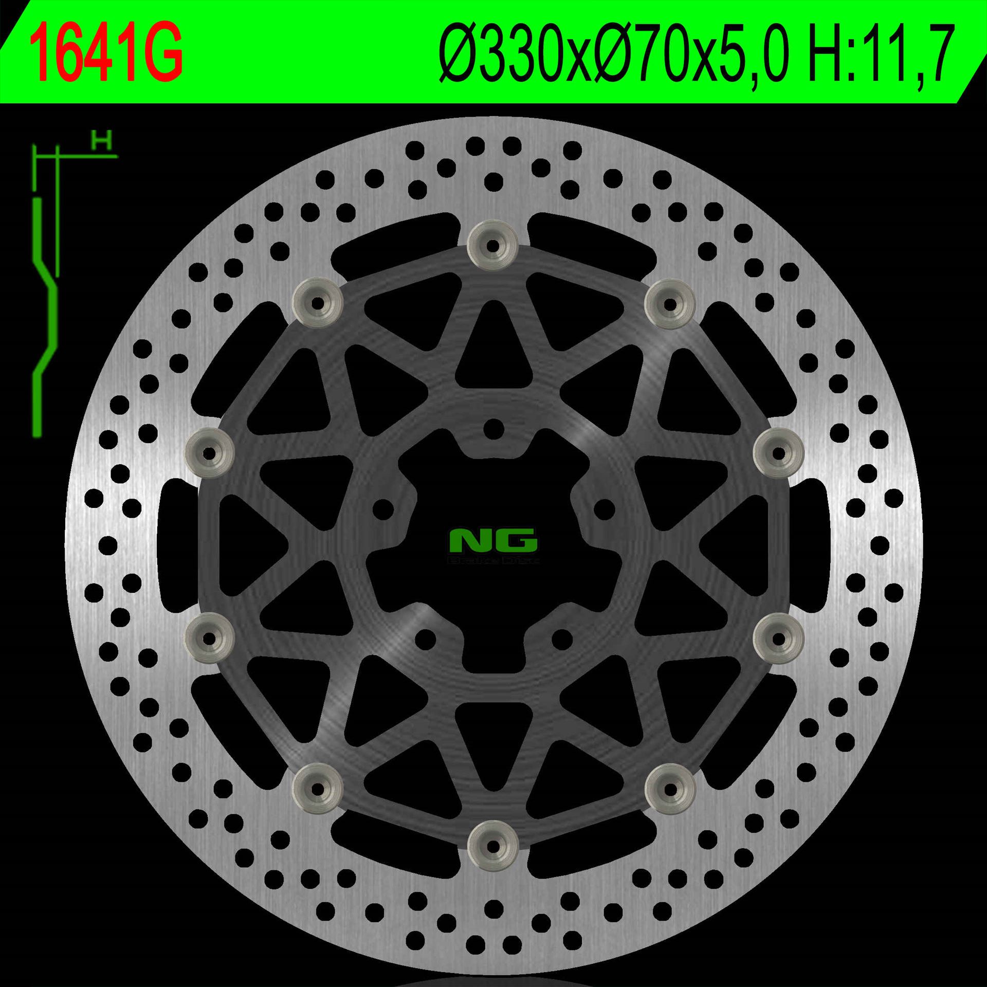 Brake disc NG brakes NG1641G