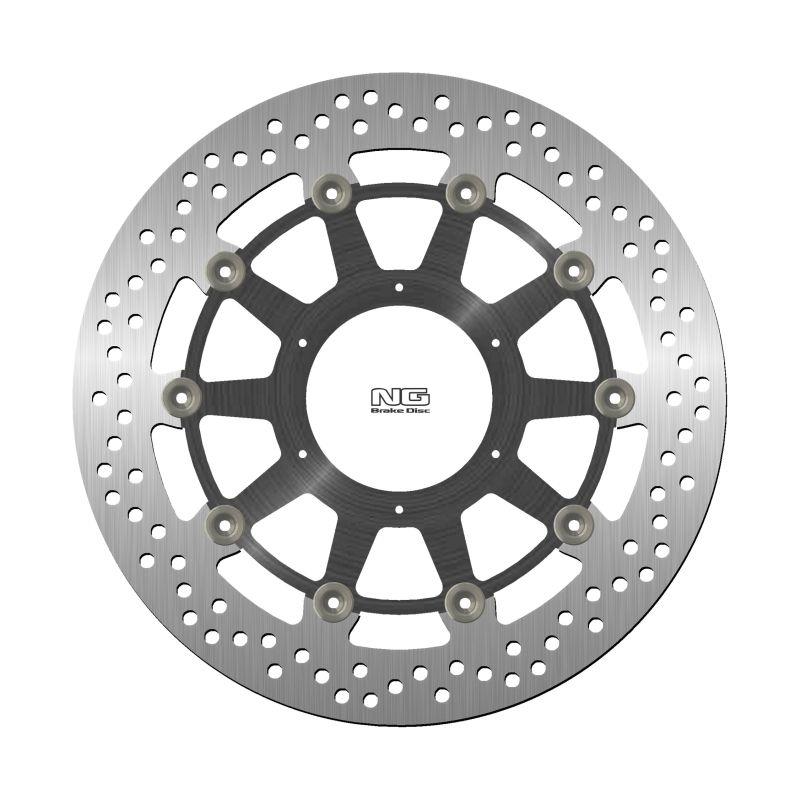 NG přední brzdový kotouč HONDA CBR1000RR 09-19 (320X74X5mm) (6X6,5mm) plovoucí (prostředek hliníkový) - malé škrábance (NG přední brzdový kotouč)