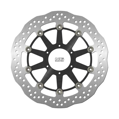 NG přední brzdový kotouč HONDA CBR1000RR 09-19 (320X74X5mm) (6X6,5mm) WAVE plovoucí (prostředek hliníkový)