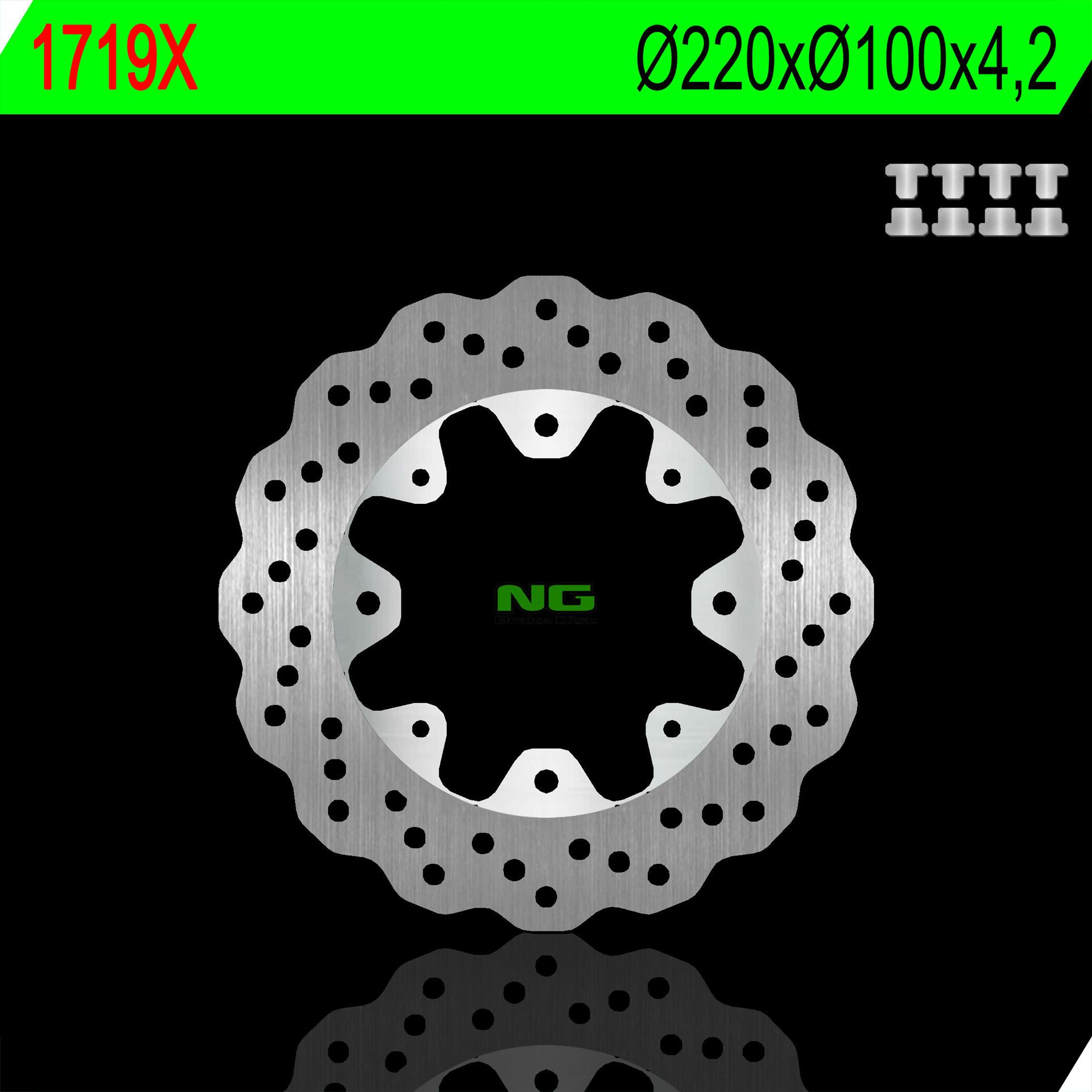 Brake disc rearNG NG1719X