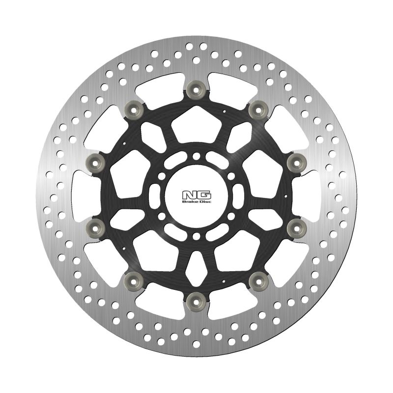 NG přední brzdový kotouč DUCATI ST4 996 04-06, MOTO GUZZI NTX 1200 STELVIO 09-10 (320X64X5mm) (6X8,25mm) (prostředek hliníkový) (NG přední brzdový)
