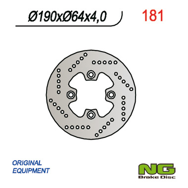 Brake disc NG brakes NG181