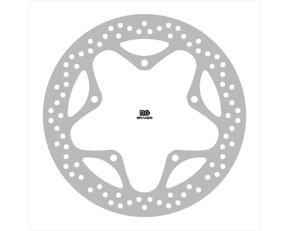 NG přední brzdový kotouč KAWASAKI 125 NINJA/ s 125 19-22, VERSYS 300X 19-22 (290X130X4,5mm) (5X10,25mm)