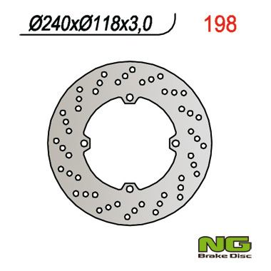 Brake disc NG brakes NG198