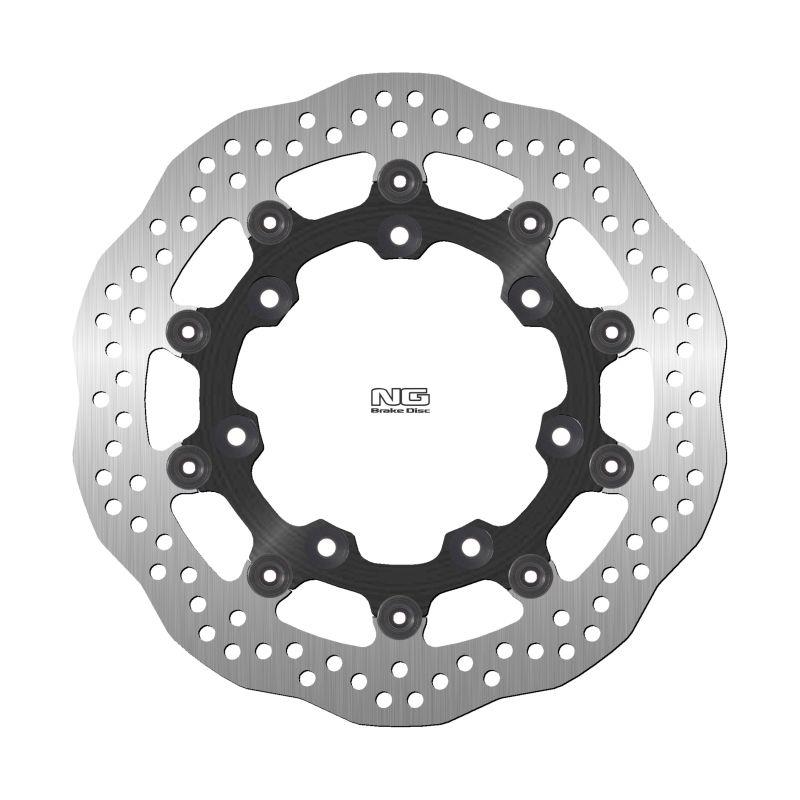 NG přední brzdový kotouč KAWASAKI VN 1500 VULCAN 87-05, VN 800 VULCAN 94-06, VN 500 VULCAN 90-09 (300X130X5mm) (7X10,25mm) WAVE plovoucí