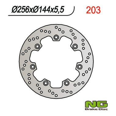 NG přední brzdový kotouč HONDA XL 600 RM/LM (85-88) (256X144X5,5)