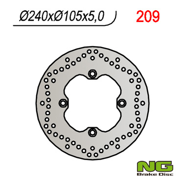 Brzdový kotouč NG Brakes NG209