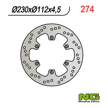 Brake disc NG brakes NG274