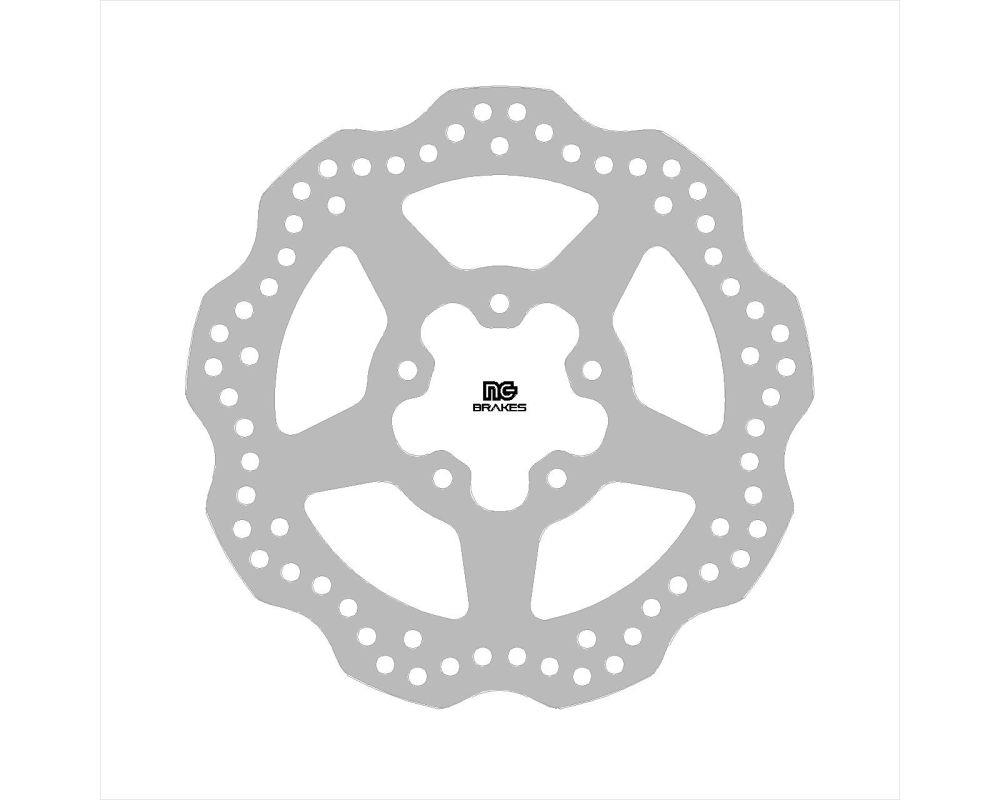 NG přední brzdový kotouč APRILIA SCARABEO125/150/200 99-03, sportCITY 125/200/250/300 04-13, SCARABEO 200/300/500 06-16, PIAGGIO MENDELEY 125/150 125/150 16-23 (260X60X4mm) (5X8,25mm) WAVE