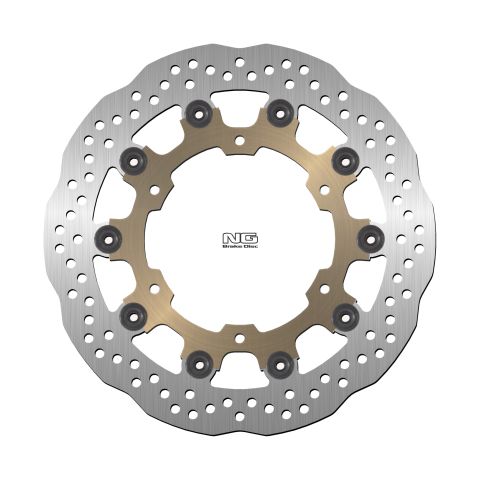 NG přední brzdový kotouč YAMAHA YZF R6 99-02, YZF R1 98-03, FZS 1000 01-05, FJR 01, XJR 1300 03-17, XVZ 1300, XV 1600/1700/1900 (298X132X5) (6X8,5) plovoucí WAVE plovoucí