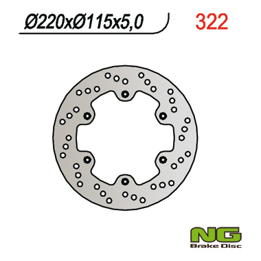 Brake disc NG brakes NG322