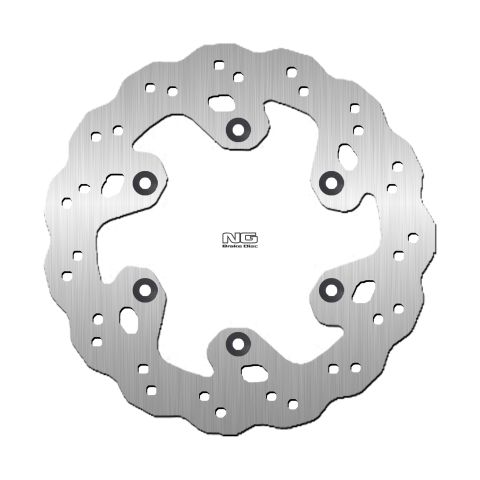 NG brzdový kotouč zadní YAMAHA WR125/250/YZ125 98-02, WR400/426 99-01 (240X115X4mm) (6X6,5mm) WAVE