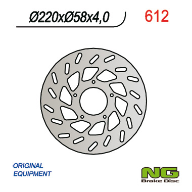 Brzdový kotouč NG Brakes NG612