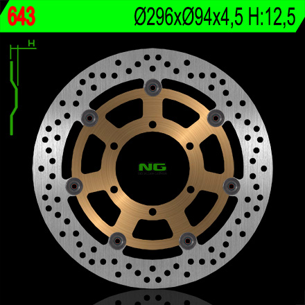 Brake disc NG brakes NG643