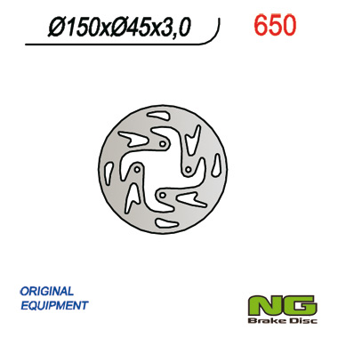 Brzdový kotouč NG Brakes NG650