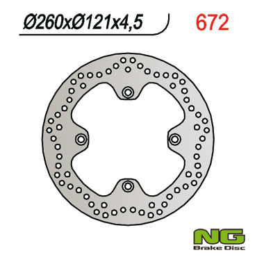 Brake disc NG brakes NG672