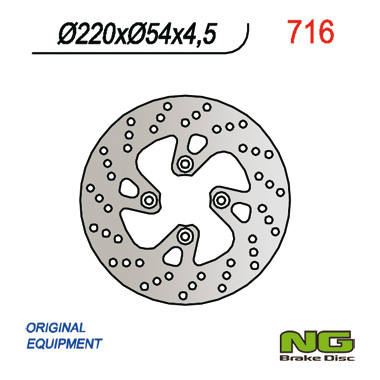 Brake disc NG brakes NG716