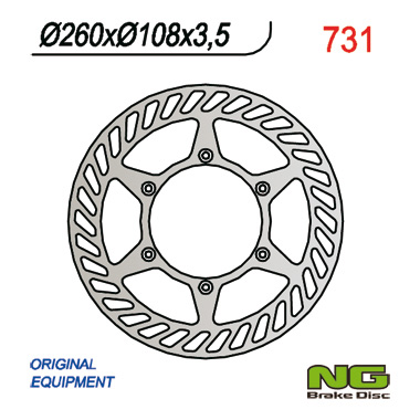 Brzdový kotouč NG Brakes NG731