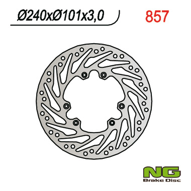 Brake disc NG brakes NG857