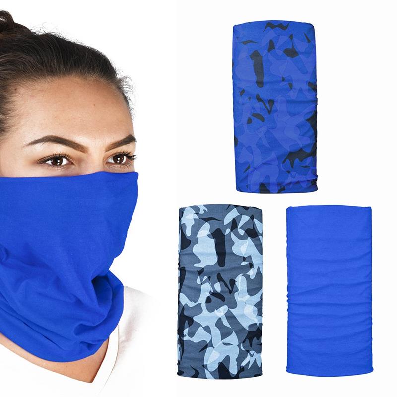 OXFORD multifunkční větruodolný límec COMFY HAVOC BLUE 3 kusy v balení barva CAMO/modrá