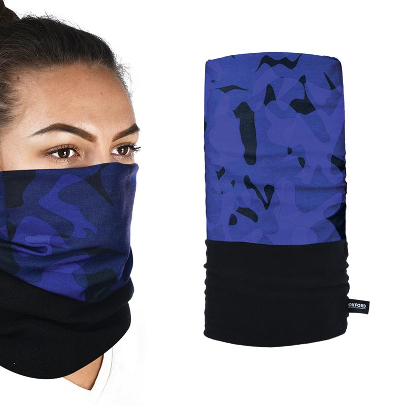 OXFORD izolační límec SNUG HAVOC BLUE barva černá/modrá